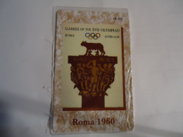 GREECE MINT PHONECARDS   OLYMPIC  GAMES  ROMA 1960 ITALY - Giochi Olimpici