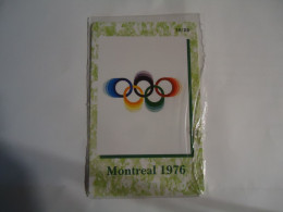 GREECE MINT PHONECARDS   OLYMPIC  GAMES  MONTREAL 1976 CANADA - Olympic Games