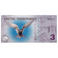 Billet, États-Unis, Dollar, 2011, 3 DOLLAR ARTIC TERRITORIES, NEUF - Zu Identifizieren