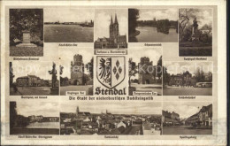 42453975 Stendal Reichsbahnhof Marktplatz Roland Rathaus Stendal - Stendal