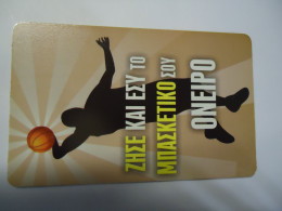 GREECE  USED CARDS BASKETBALL ΑΡΚΑΔΙΚΟΣ ΤΡΙΠΟΛΕΩΣ - Deportes