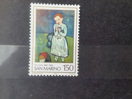 1981	San Marino	Art Picasso (F74) - Unused Stamps