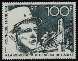 Franz. Polynesien 1972 - Mi-Nr. 157 ** - MNH - Charles De Gaulle (II) - Neufs