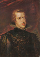 CARTOLINA  MADRID,SPAGNA-PALACIO REAL-RETRATO DE FELIPPE IV. RUBENS-VIAGGIATA 1963 - Madrid