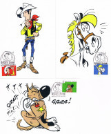 Belgique - Lucky Luke CM 4507/4516 (année 2015) - 2011-..