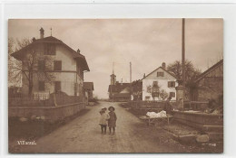 Villarzel Animée 1921 Enfants Lavandière à La Fontaine - Villarzel