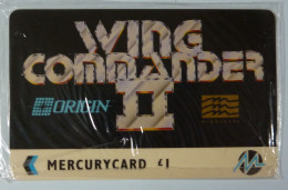 UK - Great Britain - Mercury - MER273 - Wing Commander - £1 - Mint Blister - Mercury Communications & Paytelco
