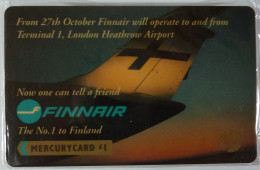 UK - Great Britain - Mercury - MER293 - Finnair - £1 - Mint Blister - [ 4] Mercury Communications & Paytelco