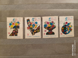 1966	Cuba	Flowers  (F75) - Used Stamps