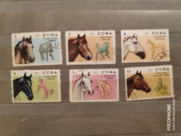 1972	Cuba	Horses (F75) - Gebruikt