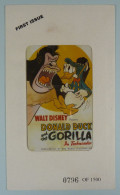 USA - Bell America - First Issue - Walt Disney - Donald Duck & The Gorilla - 1500ex - 25 Units - Mint In Original Folder - Autres & Non Classés