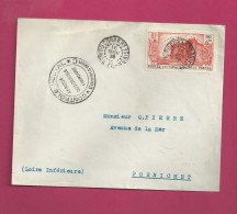 Lettre De 1939 Pour La France - YT N° 155- Révolution - Seul Sur Lettre - Storia Postale