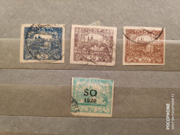 Czechoslovakia 	Architecture  (F75) - Used Stamps