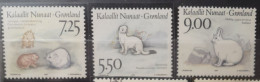 Grönland 1994 Wildlebende Säugetiere Mi 249/51** Set - Ongebruikt
