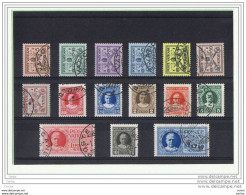 VATICANO:  1929  CONCILIAZIONE  -  S. CPL. 15  VAL. US. -  SASS. 1/13 + EX - Used Stamps