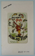 USA - Bell America - First Issue - Walt Disney - Goofy - How To Fish - 1500ex - 25 Units - Mint In Original Folder - Other & Unclassified