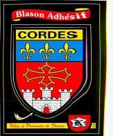 Blason Adhésif , KROMA  , Villes Et Provinces De France , CORDES , * M 20 48 - Cordes