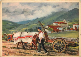 Illustration De HOMUALK , Pays Basque , Depart Aux Champs , * M 21 59 - Bidarray