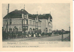 Röntgental Bei Berlin, Restaurant Von Gustav Scholz, Repro, Nicht Gelaufen - Zepernick