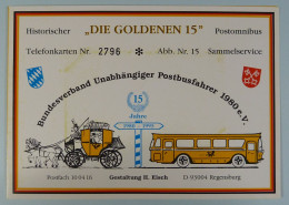 GERMAN - DIE GOLDENEN 15 - Postomnibus - Mercedes Benz 0 307 - Mint In Original Folder - Sonstige & Ohne Zuordnung