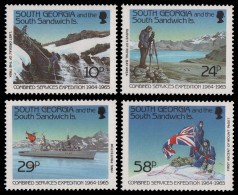 Süd-Georgien 1989 - Mi-Nr. 180-183 ** - MNH - Streitkräfte - Georgias Del Sur (Islas)