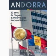 Andorra 2023 2 Euro Commemo "30 Anni Nazione Unita D'Andorra" In CC !! - Andorre