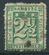 Hambourg Armoireries 2 1/2 Vert N°12 - Hamburg (Amburgo)