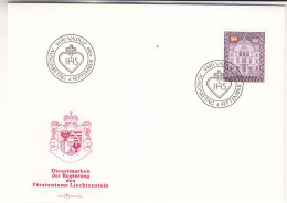 Liechtenstein - Lettre FDC De 1989 - Oblit Vaduz - Rare - Valeur 60 Euros - Briefe U. Dokumente