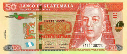 GUATEMALA P125d 50 QUETZALES 27.5.2020  #F/C    UNC. - Guatemala