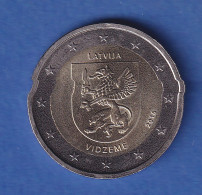 Lettland 2016 2-Euro-Sondermünze Vidzeme Bankfr. Unzirk.  - Lettonie
