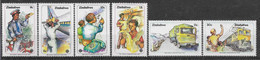 1983 ZIMBABWE 54-59** Communications, Train, Avion, Vélo - Zimbabwe (1980-...)