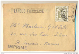 4v864: Drukwerkband: N° 420 + LANGUE FRANCAISE > St Servais-Namur - 1935-1949 Petit Sceau De L'Etat