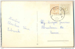 _L204: Fantasiekaart Nieuwjaar: N° 850+853: 50ct: F TEMSE F >  Temse - 1951-1975 Heraldieke Leeuw