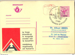 Nx199: 24-5 1975 7760 DOTTIGNIES-DORRENIJS : Punlibel 2628N Hypertensie Bloeddruk Huisarts.. - Gedenkdokumente