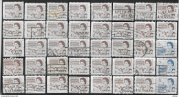 _8L-991:  Restje Van  40 Zegels... CENTENNINAL DEFINITIVES  Diverse... Verder Uit Te Zoeken.. - Used Stamps