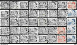 _8L-992:  Restje Van  40 Zegels... CENTENNINAL DEFINITIVES  Diverse... Verder Uit Te Zoeken.. - Used Stamps