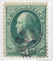 _Us927: WASHINGTON  3 Cents # 184 : Nice Postmark - Used Stamps
