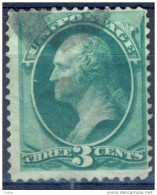 _Us942: WASHINGTON  3 Cents : #184 - Used Stamps