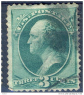 _Us958: WASHINGTON  3 Cents # 184 - Used Stamps
