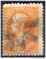 _Us985:  WEBSTER  15 Cents  No Grill - Used Stamps