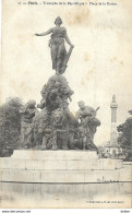 8VL-869: 27 PARIS - Triomphe De La Republique  - Place De La Nation  > Nieuport..vanuit Bruges(Station) 1904 - Statues