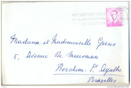 4cp-136: N°1067: GENT 31-X 1966 - HET NEERHOF - GENT INT. PLUIMVEETENTOONSTELLING 11-13 NOVEMBER 66 - 1953-1972 Bril