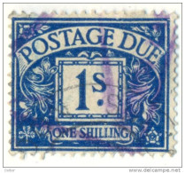 _Ug955:Postage Due: S.G.N° D33:  - Y.&T.N° 30: 1s - ( G VI  R) - Filigrane K. - Postage Due