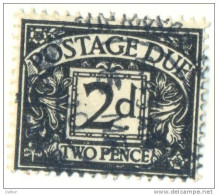 _Ug961:Postage Due: S.G.N° D29:  - Y.&T.N° 26: 2d - ( G VI  R) - Filigrane K. - Postage Due