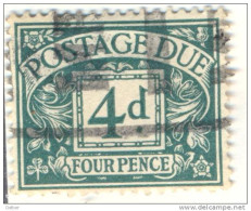 _Ug981: Postage Due: S.G.N° D15:  - Y.&T.N° 13: 4d.  Block Cypher - Filigrane H - Strafportzegels