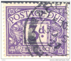 _Ug989: Postage Due: S.G.N° D14:  - Y.&T.N° 12: 3d.  Block Cypher - Filigrane H - Strafportzegels
