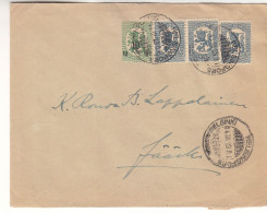Finlande - Lettre De 1923 - Oblit Helsinki - Exp Vers Saale - - Storia Postale