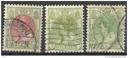 _6s-673:  N°  57 + 74 + 76 - Used Stamps