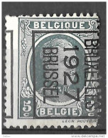 _6Wz-814: N° 158  B : BRUXELLES 1927 BRUSSEL Verschoven Druk.. - Typografisch 1922-31 (Houyoux)