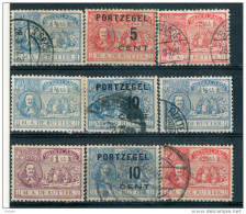 _4Zm-185: Restje Van 9 Port- Zegels :  De Ruyter... ..om Verder  Uit Te Zoeken... - Used Stamps